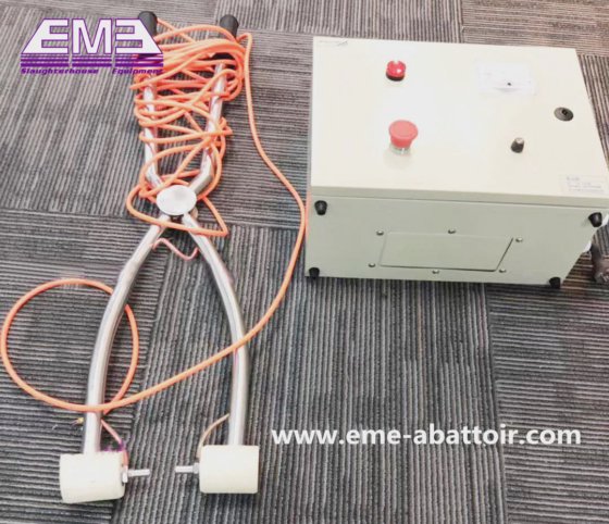 用于小型屠宰场的 1-5s 活猪手动剔晕装置屠宰机