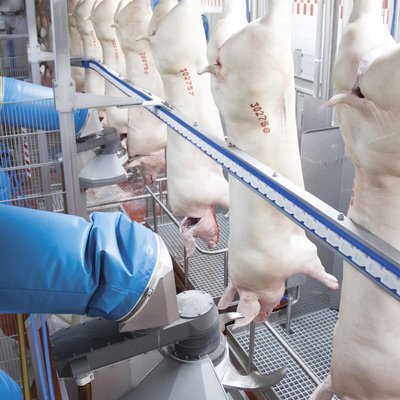 豚のひづめ油圧剪断装置 食肉処理機械用の屠殺場設備