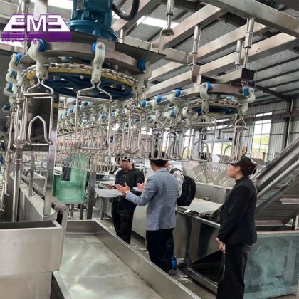 大容量拔鸡剥皮设备 家禽剥皮机