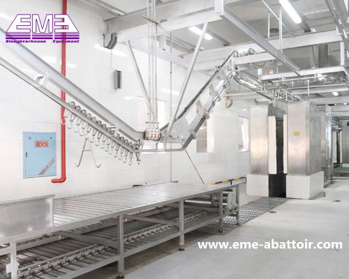 出厂价四分之一胴体斜坡提升机 牛屠宰场设备