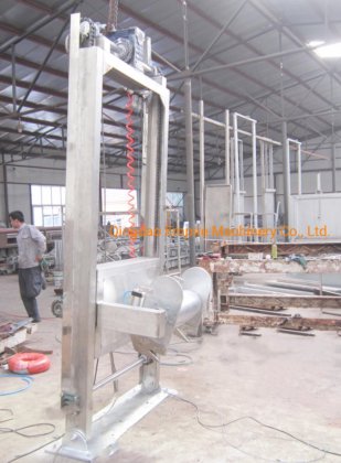 簡単操作の羊皮垂直引き抜き肉処理設備