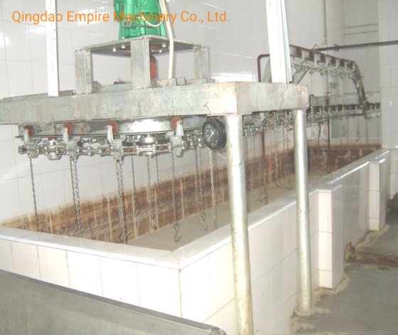 用于屠宰场加工线的节省劳动力成本的猪头脱毛屠宰机