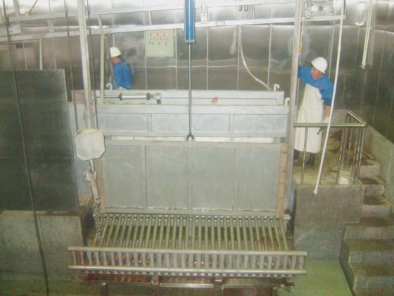 牛胴体收集格栅 用于牛屠宰线的农业机械