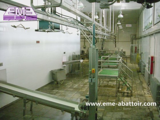 自动绵羊屠宰线 羊皮皮带输送机 屠宰场屠宰设备