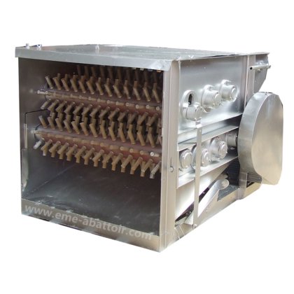 精彩购物 家禽横式胴体脱毛机 用于家禽屠宰线的鸡屠宰设备