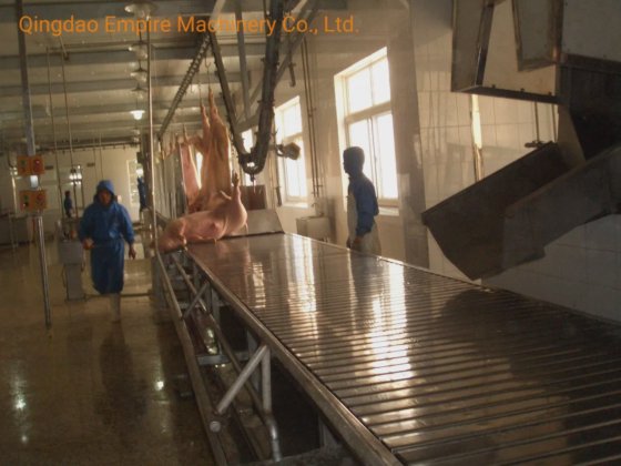 屠殺機械用自動搬送機器のトリミング