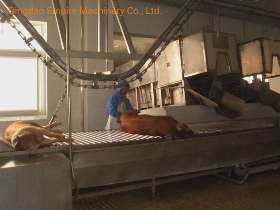 屠殺機械用自動搬送機器のトリミング