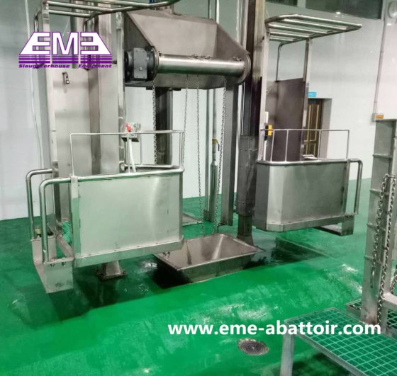 屠宰场机械 自动牛皮液压拉皮机 牛屠宰设备