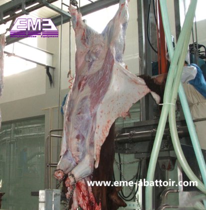 屠宰场机械 自动牛皮液压拉皮机 牛屠宰设备