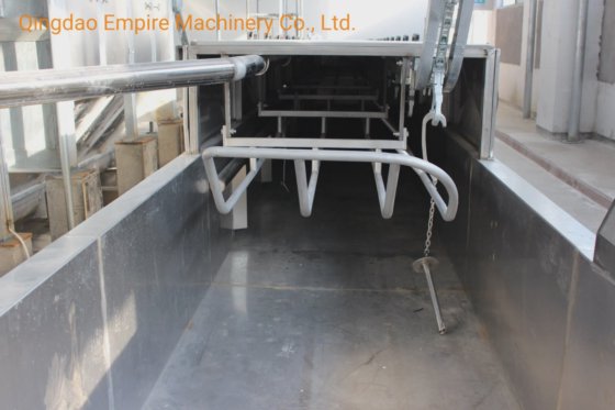 用于肉类加工生产线的生猪屠宰设备的 Eme 生产的猪胴体电动烫毛槽屠宰场，材料质量好