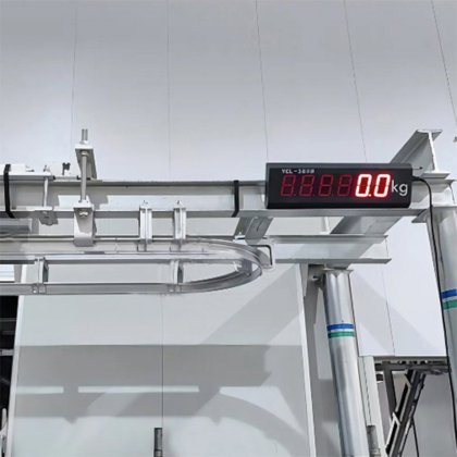 ハラール牛用機器、屠殺場牛用機器、機械、 carcassレール重量システム