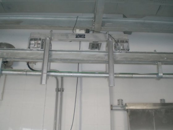 ハラール牛用機器、屠殺場牛用機器、機械、 carcassレール重量システム