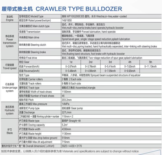 HD18PL-6 机械超湿地型推土机