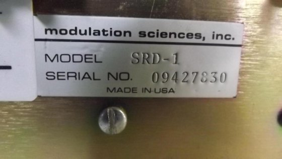 MODULATION SCIENCES SRD-1 STEREO REFERENCE