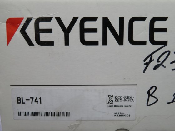 KEYENCE BL-741 BARCODE READER BH0354