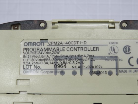 CONTROLLER PROGRAMABLE MICRO OMRON SYSMAC