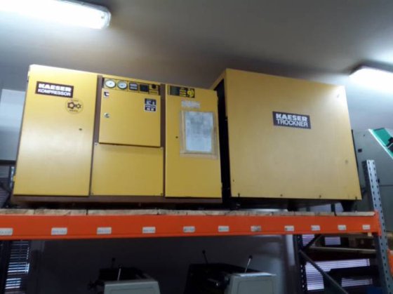 Atlas Copco and Kaeser compressor
