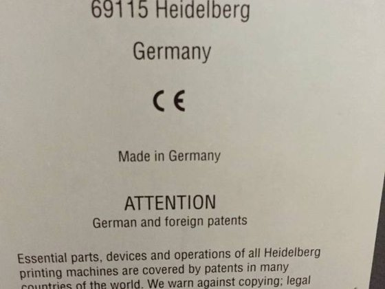 2002 Heidelberg CD 74 -5H