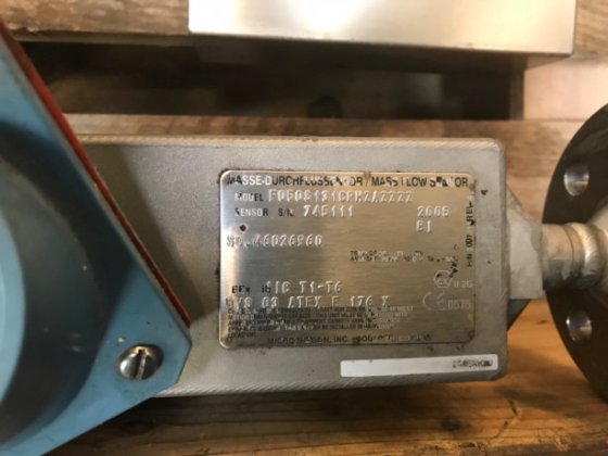 MICRO-MOTION flow transmitter and MICRO-MOTION