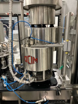 Filling line with capping machine