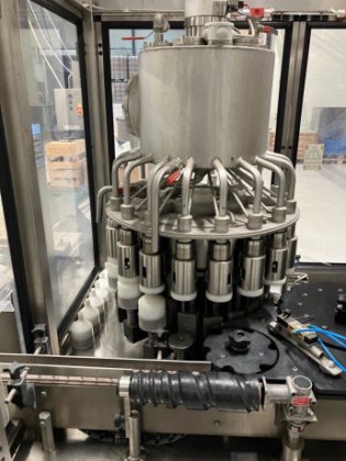 Filling line with capping machine