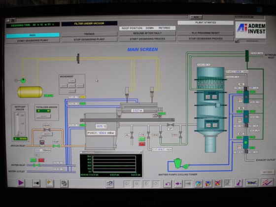 完整的12吨特种钢熔炼车间