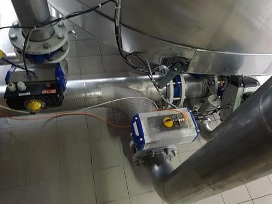 外部ボイラーを備えた低圧調理渦流麦汁釜システム