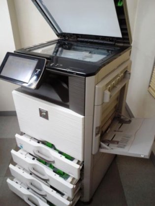 シャープ人気A3カラー高速複合機 MX3140FN(フル装備、無線ＬＡＮ対応） 4段