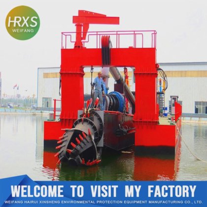 Dredge de sucção com cortador