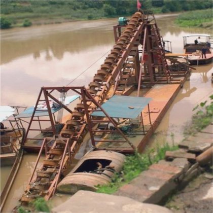 River Chain Bucket Gold Dredge
