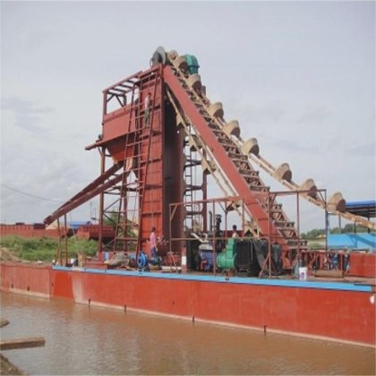 River Chain Bucket Gold Dredge
