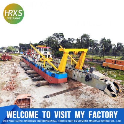 Dredge de sucção com cortador