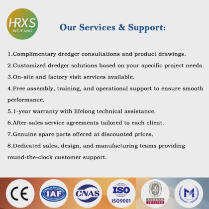 Dredger de lama com motor