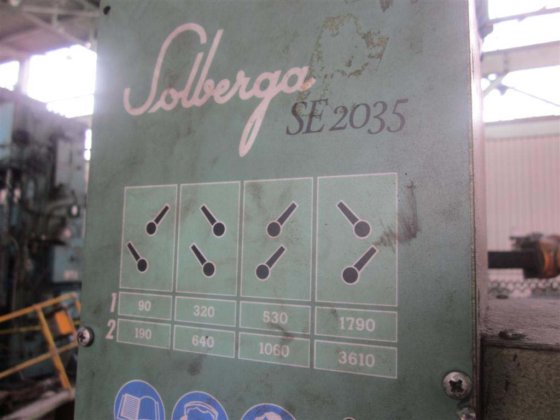 Solberga SE2035 25" SINGLE SPINDLE