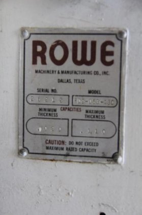 Rowe FDC-053-430 30" MODEL #
