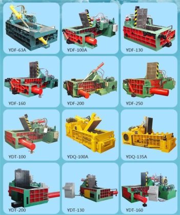 スクラップメタルおよびボディワークベーラー