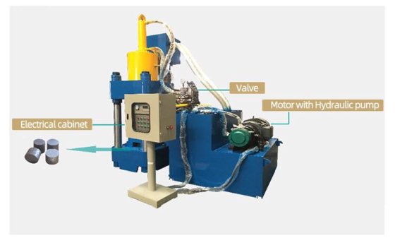真新しい中国練炭プレス