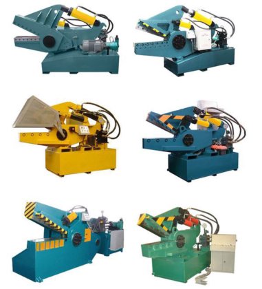 Schroot recycling shearing machine