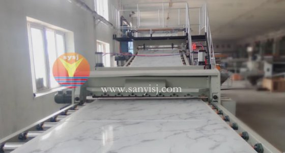 SANYI PVC仿大理石板生产线