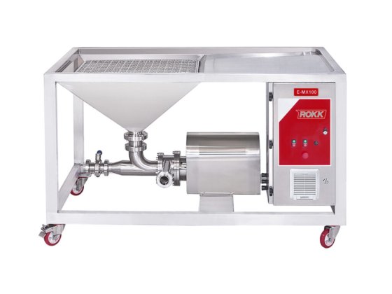 全新 ROKK 粉体-液体和液体-液体内嵌式高剪切混合器和搅拌器