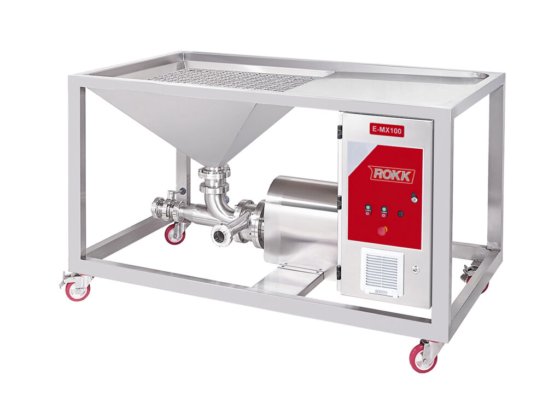 全新 ROKK 粉体-液体和液体-液体内嵌式高剪切混合器和搅拌器