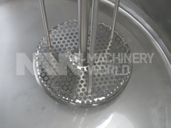 600 升 ROKK 不锈钢夹套罐，带高速搅拌器 -