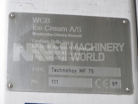1999年 MF 75 アイスクリーム連続フリーザー