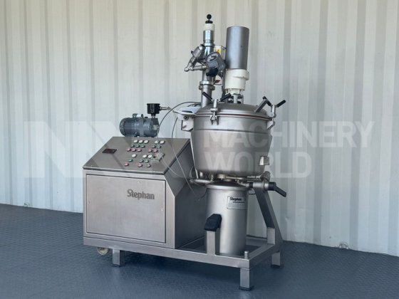 STEPHAN 通用双夹套垂直切碎混合机，带直蒸汽注入