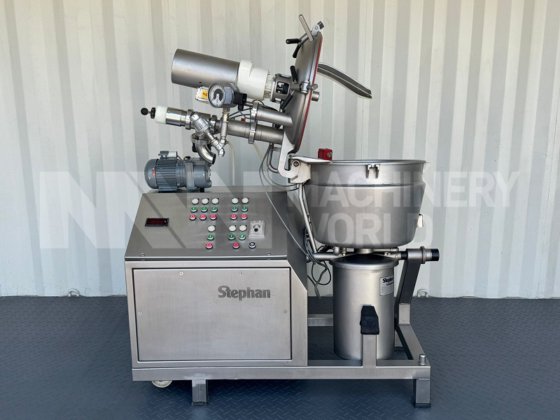 STEPHAN 通用双夹套垂直切碎混合机，带直蒸汽注入