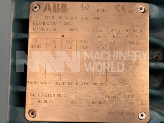 2007 シルバーソン FLB60 フラッシュブレンド インライン高せん断ミキサー