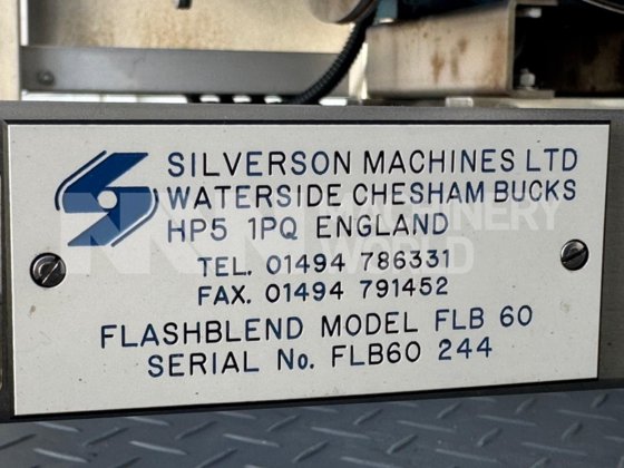 2007 Silverson FLB60 Flashblend 在线高剪切混合器粉末溶解器（2007