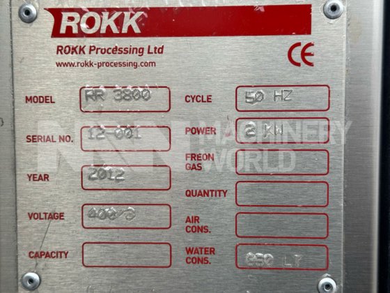 2012 ROKK Processing RR 3800