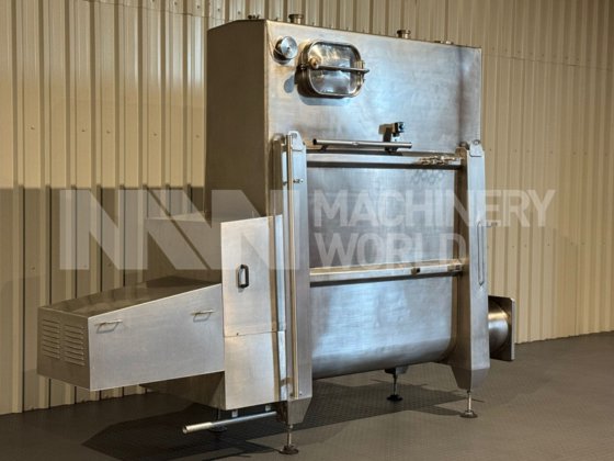 西蒙兄弟3000公斤散装黄油筒仓，带双螺旋输送机和黄油泵