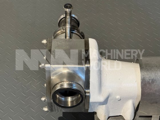 西蒙兄弟3000公斤散装黄油筒仓，带双螺旋输送机和黄油泵